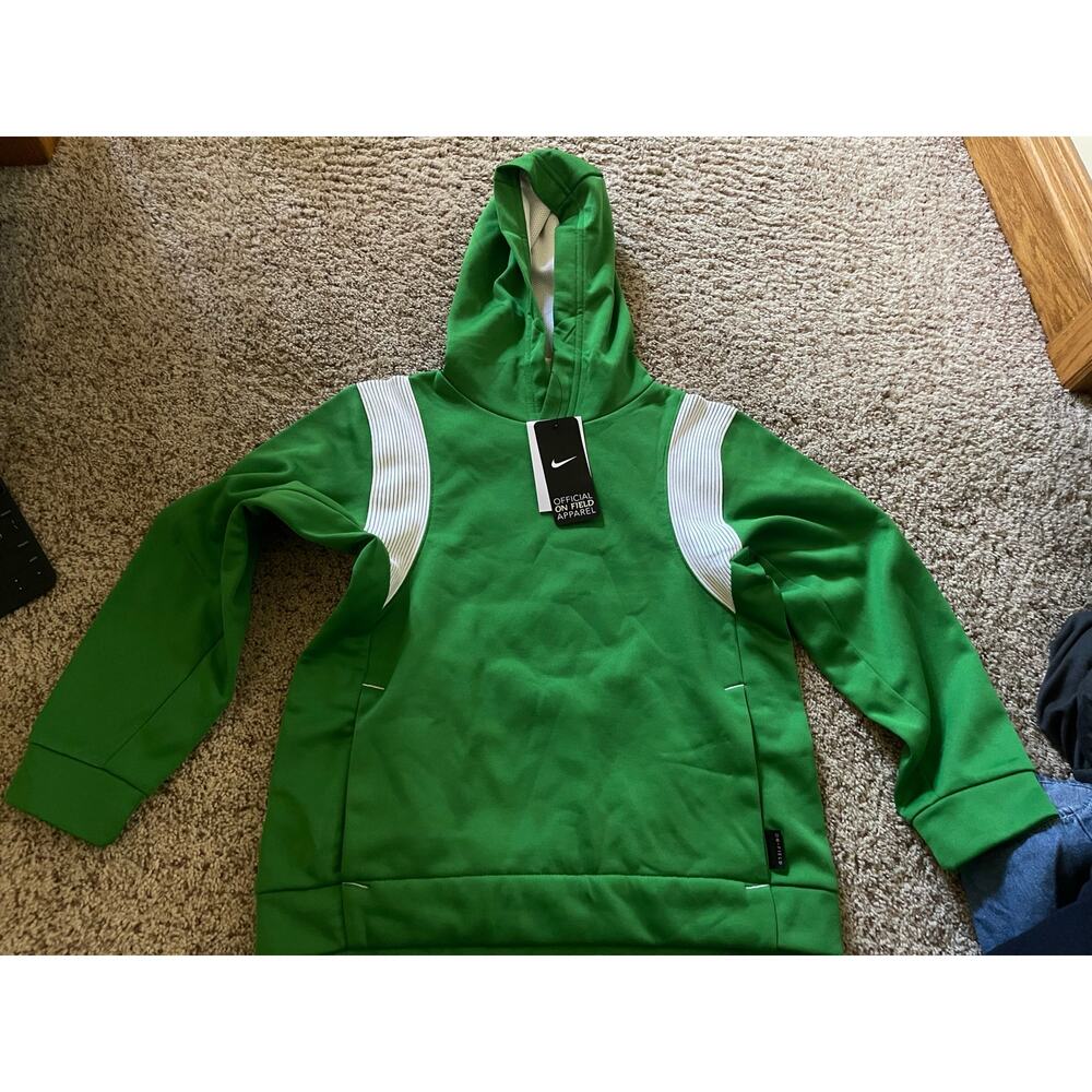 NWT Nike boys small green hoodie